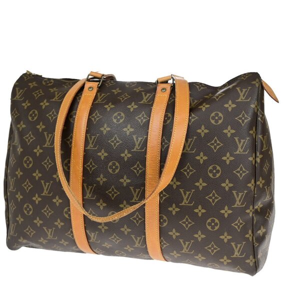 LOUIS VUITTON Flanerie 45 Shoulder Bag Monogram Leather Brown - Picture 1 of 16